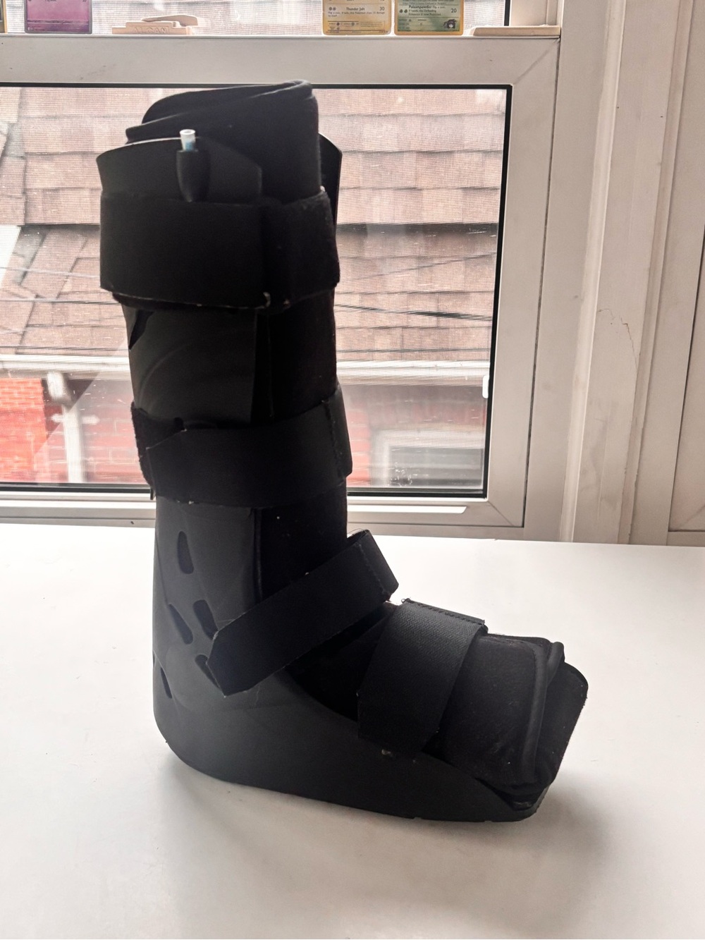 Women's Black Medical Walking Boot - Supportive Post-Op Boot
